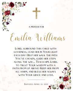 Prayer Sign - PS-04: Prayer sign - PS-04