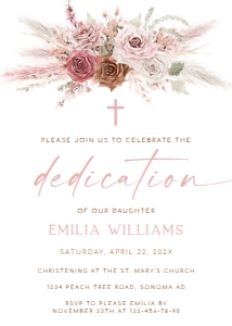 Baptism invitation - EBI-21-2-col-7 design preview