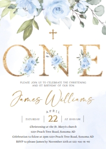 Baptism invitation - EBI-23-col-0035 design preview