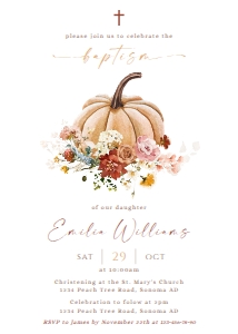Baptism invitation - EBI-30-col-53 design preview