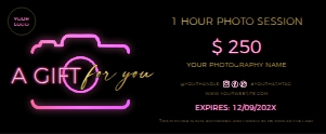 Gift Certificate - GC-084 design preview