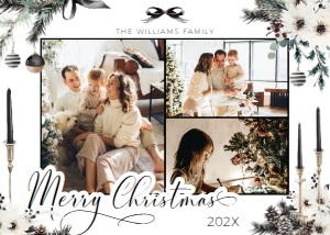 Christmas card 5x7 - CC-002: Christmas card template 7x5 CC-002