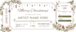 Gift ticket pass - AGT-093 design preview