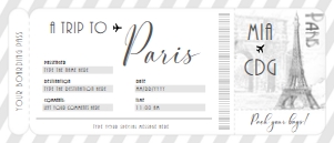 Gift ticket pass - AGT-096 design preview