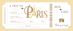 Gift ticket pass - AGT-097 design preview