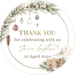 English Tag - ET-06-col-0107 (round): Thank You Tag - ET-06-col-0107