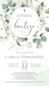 Bautizo electronic invite - IB-70-a-col-0129 (1080x1920 px): Bautizo electronic invite - IB-70-a-col-0129