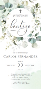 Bautizo electronic invite - IB-70-a-col-0129 (1125x2436 px): Bautizo electronic invite - IB-70-a-col-0129