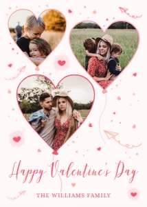 Valentine's day photo card - VPC-005: Valentine's day card - VPC-005