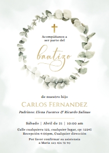 Spanish Bautizo Invitaciones - SBI-49-col-0148: Spanish Bautizo Invitaciones - SBI-49-col-0148