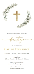 Bautizo Electronic Invite - IB-82 Col-0146 (2-size): Bautizo electronic invite - IB-82-Col-0146
