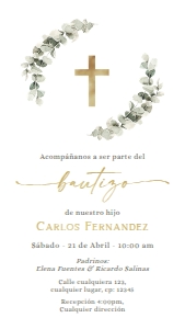 Bautizo Electronic Invite - IB-82 Col-0146: Bautizo electronic invite - IB-82-Col-0146