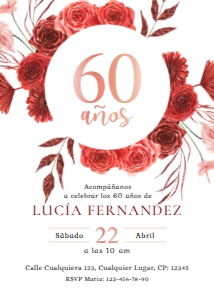 Spanish adult invitation - SAI-13-col-0160 design preview