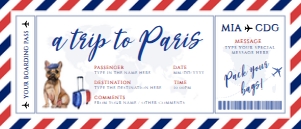 Gift ticket pass - AGT-132 design preview
