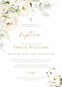 Baptism invitation - EBI-78-col-0195 design preview
