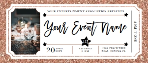 Gift ticket pass - AGT-083-1 design preview