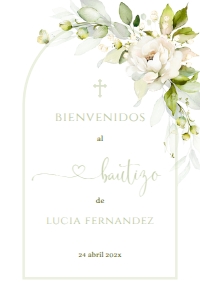 Spanish Bautizo Sign - SBW-64-col-0202 design preview