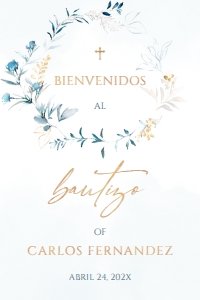 Spanish Bautizo Sign - SBW-66-1-col-0208 design preview