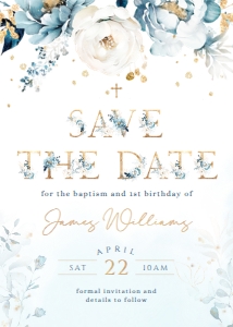 Baptism invitation - EBI-89-col-0210 design preview