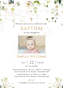 Baptism invitation - EBI-77-2-col-0203 design preview