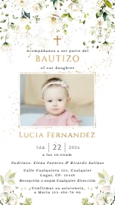 Bautizo electronic invite - IB-143-col-0203 design preview