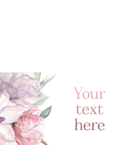 Editable xray flower thank you label food label elegant design preview