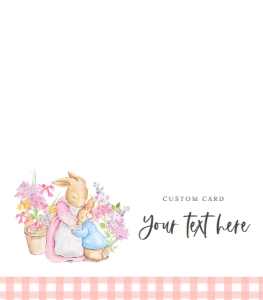 Peter Rabbit Thank you label food label place card design preview