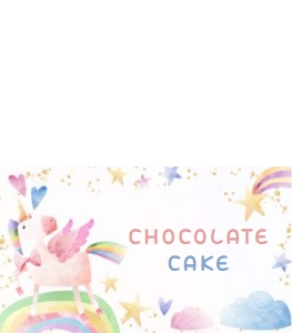 Editable unicorn table seat number design preview