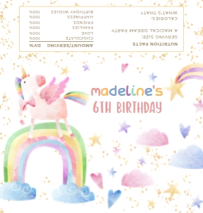 What's your unicorn candy bar wrapper: What's your unicorn candy bar wrapper