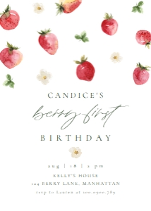 Strawberry berry first birthday invitation 554 2 design preview