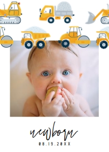 Construction Birthday Banner 598 design preview