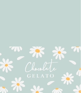 Daisy food tent card green 403: Daisy food tent card green 403