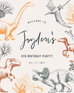 Dinosaur Welcome Sign 595: Dinosaur Welcome Sign 595