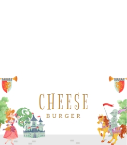 Princess and Knight Background Table number card tent card 614: Princess and Knight Background Table number card tent card 614