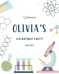 Science Welcome Sign 627 design preview