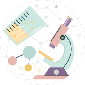 Science cupcake topper 627 design preview