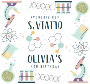 Science treat bag topper 627 design preview