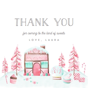 Christmas gingerbread thank you tag 653 design preview