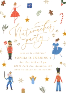 Nutcracker birthday party 655 design preview