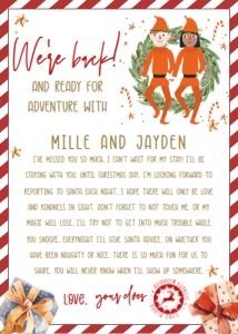Editable Welcome Letter from Your Elf 6 design preview