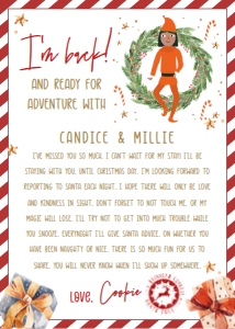 Editable Welcome Letter from Your Elf 9 design preview