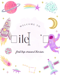 First trip around the sun welcome sign 668 design preview