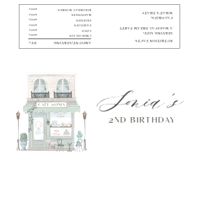Paris Cafe B French France Chocolate Candy Bar 673 design preview