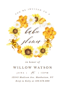 Mama to bee baby shower invitation: Mama to bee baby shower invitation