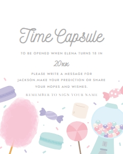 Two Sweet Birthday Time Capsule 689 design preview