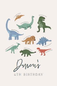 Dinosaur Birthday Juice Pouch 690 design preview