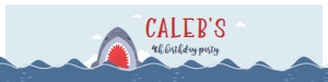 Shark Birthday Waterbottle 695 design preview