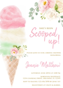 Scooped Up - Digital: Scooped Up Invitation