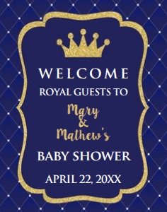 Prince Welcome Sign - 11x14 Digital: Prince Welcome Sign