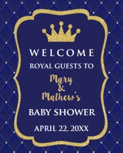 Prince Welcome Sign - 16x20 Digital: Prince Welcome Sign